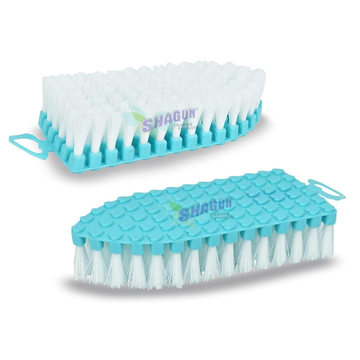 SHAGUN Flexible Cloth Washing Brush Soft & Hard Bristles for Deep Cleaning Ergonomic Grip & Bendable Body for Effective Scrubbing (2)